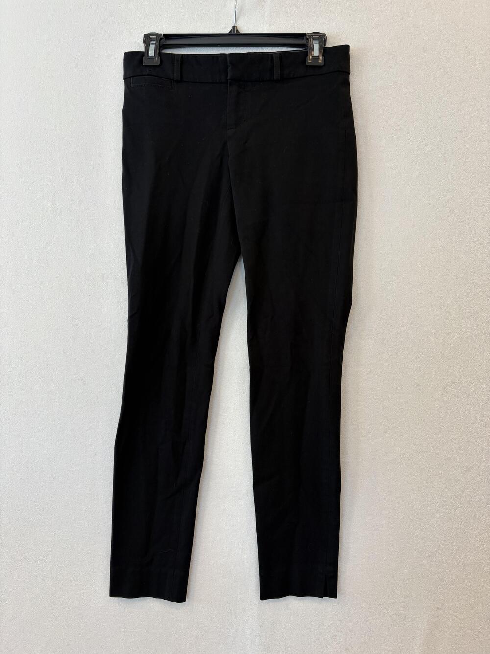 Banana Republic Sloan Dress Pants Womens 0 Black Tapered Slim Business